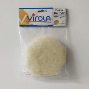foto de boina de pulir de lana Virola 120mm
