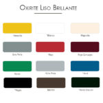 imagen carta colores esmalte Oxirite liso brillante