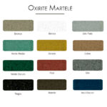 imagen carta colores esmalte Oxirite martelé