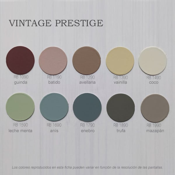 foto de carta de colores esmalte Vintage Prestige