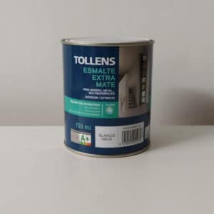 foto de esmalte acrílico con poliuretano extra mate Tollens 750ml