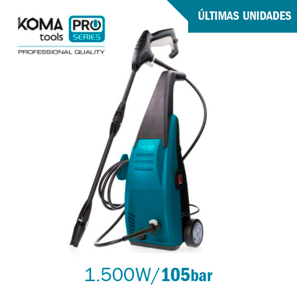 img-hidrolimpiadora-koma-tools-1500w-105bar-2 Hidrolimpiadora Eléctrica Koma Tools 1500w 105bar - Imagen 1