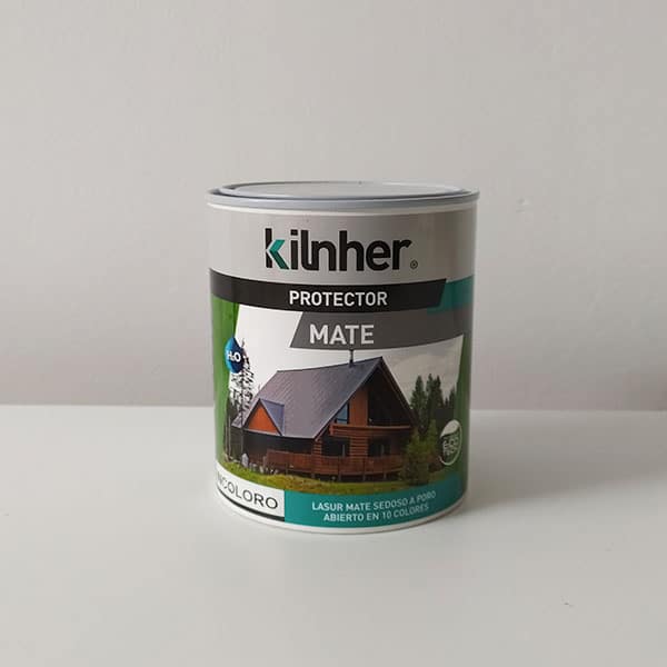 foto de lasur protector de madera mate Kilnher