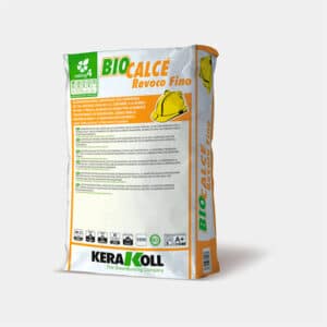 imagen de mortero de acabado Biocalce Revoco Fino 25Kg