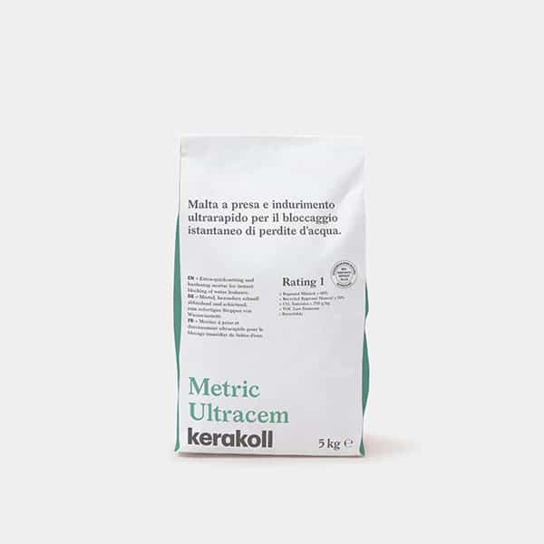 img-mortero-taponador-vias-agua-metric-ultracem-5kg-1 foto de mortero taponador de vías de agua Metric Ultracem