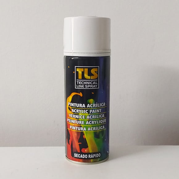 bote de pintura acrílica en spray para electrodomésticos TLS